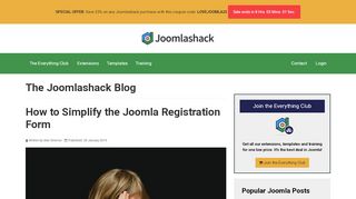 
                            11. How to Simplify the Joomla Registration Form - Joomlashack