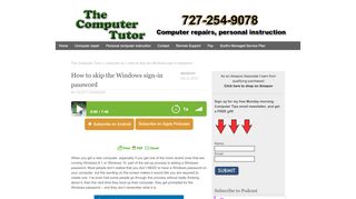 
                            5. How to skip the Windows sign-in password | computer tip | Computer ...