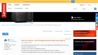 
                            8. How to & solution : set LSI Storage Authority Https secure login ...