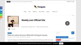 
                            12. How to solve all your Mikrotik Hotspot issues in routeros - Timigate