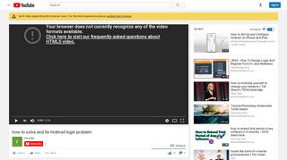 
                            5. how to solve and fix Hotmail login problem - YouTube