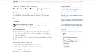 
                            12. How to solve clash of clans sign in problems - Quora