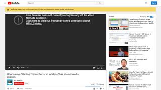 
                            12. How to solve 'Starting Tomcat Server at localhost' has encountered a ...