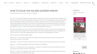 
                            10. HOW TO SOLVE THE 502 BAD GATEWAY ERROR? | Paul ...