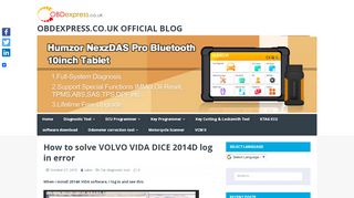 
                            7. How to solve VOLVO VIDA DICE 2014D log in error | OBDexpress.co ...