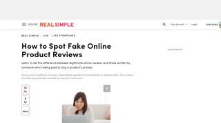 
                            11. How to Spot Fake Online Reviews - Real Simple