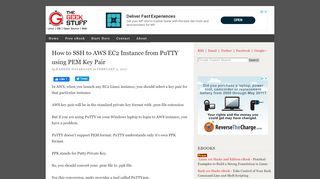 
                            7. How to SSH to AWS EC2 Instance from PuTTY using PEM Key Pair