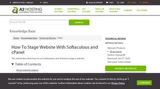
                            12. How to stage a website with Softaculous and cPanel