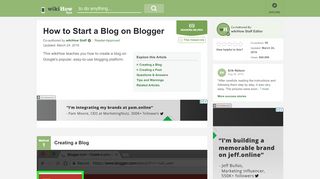 
                            7. How to Start a Blog on Blogger (with Pictures) - wikiHow