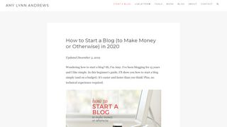 
                            11. How to Start a Blog (to Make Money or Otherwise) in 2019