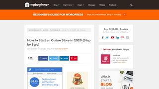 
                            11. How to Start an Online Store in 2019 (Step by Step) - WPBeginner