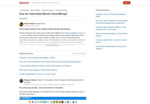 
                            13. How to start Eobot Bitcoin Cloud Mining - Quora