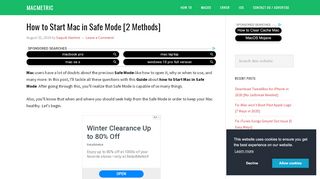 
                            10. How to Start Mac in Safe Mode [2 Methods] - MacMetric