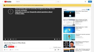 
                            1. How to Start Skype in Offline Mode - YouTube