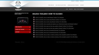 
                            8. How to start using Mazda Toolbox? For OSX (Mac) - Mazda.naviextras ...