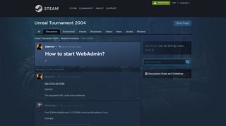 
                            3. How to start WebAdmin? :: Unreal Tournament 2004 General ...
