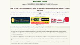 
                            10. How To Start Your Company With N10,000 Or More And Earn 5 Figure ...