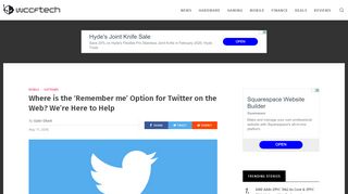 
                            8. How to Stay Signed into Twitter for the Web in your Browser - Wccftech