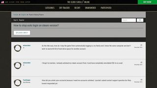 
                            10. How to stop auto login on steam version? — Elder Scrolls Online