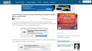 
                            9. How to Stop Constant iCloud Password Prompts on Older Macs and ...
