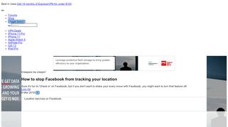 
                            13. How to stop Facebook from tracking your location | iMore