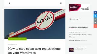 
                            7. How to stop spam user registrations on your WordPress – WordPress ...