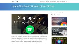 
                            11. How to Stop Spotify Opening at Mac Startup | Nektony Blog