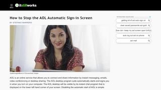 
                            4. How to Stop the AOL Automatic Sign-in Screen | It Still Works