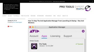 
                            2. How To Stop The Avid Application Manager From Launching