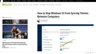 
                            6. How to Stop Windows 10 From Syncing Themes Between Computers