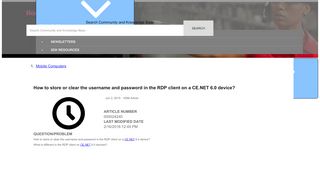 
                            6. How to store or clear the username and password in the RDP client on ...