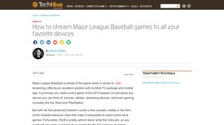 
                            11. How to stream Major League Baseball games to all your favorite ...