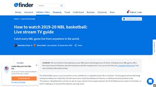 
                            12. How to stream NBL online | finder.com.au