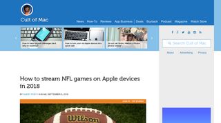 
                            12. How to stream NFL games on Apple devices in 2018 | Cult of Mac