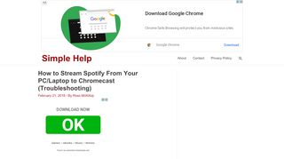 
                            12. How to Stream Spotify From Your PC/Laptop to Chromecast ...