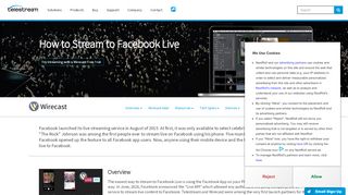 
                            13. How to stream to Facebook Live with Telestream Wirecast