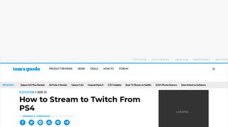 
                            11. How to Stream to Twitch From PS4 - Tom's Guide