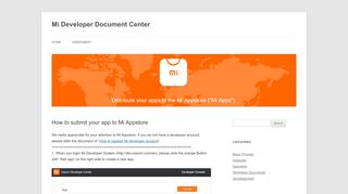 
                            5. How to submit your app to Mi Appstore | Mi Developer Document Center