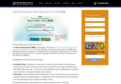 
                            11. How To Submit Your Business To The BBB | - Mike Munter