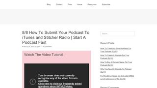 
                            12. How To Submit Your Podcast To iTunes and Stitcher Radio