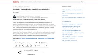 
                            7. How to subscribe for Audible.com in India - Quora