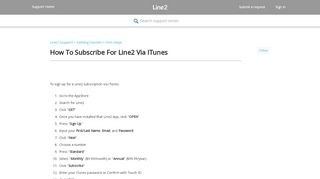 
                            7. How to Subscribe for Line2 via iTunes – Line2 Support