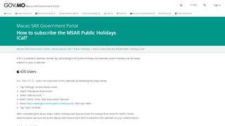
                            13. How to subscribe the MSAR Public Holidays iCal? – Macao SAR ...