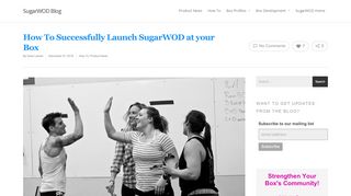 
                            6. How To Successfully Launch SugarWOD at your Box | SugarWOD ...