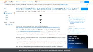 
                            12. How to successfully load bulk contacts into constant contact API ...