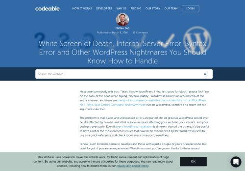 
                            7. How to survive the 10 most common WordPress nightmare scenarios