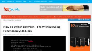 
                            6. How To Switch Between TTYs Without Using Function Keys In Linux