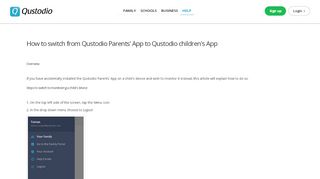 
                            4. How to switch from Qustodio Parents' App to Qustodio ...