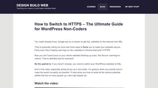 
                            11. How to Switch to HTTPS - The Ultimate Guide for WordPress Non ...