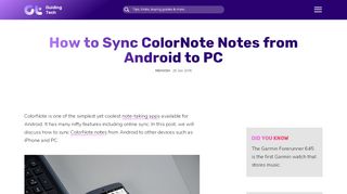 
                            8. How to Sync ColorNote Notes From Android to PC - Guiding Tech